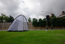 Load image into Gallery viewer, Golf Driving Net Being Used in the Garden
